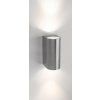 172451 10 led svetlo venkovni na zed gu10 ip44 nerez 15w denni bila