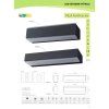 LED venkovní nástěnné světlo VILA Anthracite (Výkon 12W)