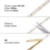 LED páska denní bílá (Napětí 12V DC, Stupeň krytí IP20 - vnitřní, Výkon 9,6W/m)