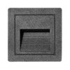 175646 3 cerne led venkovni schodistove svitidlo 3w denni bila