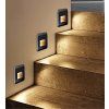 175646 cerne led venkovni schodistove svitidlo 3w denni bila