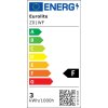 Černé LED venkovní schodišťové svítidlo 3W denní bílá