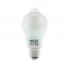 175934 4 rll 317 led zarovka s pir cidlem a60 e27 8w tepla bila