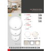 Bílý kruhový vestavný LED panel DUO (Výkon 6W)