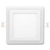 Bílý vestavný LED panel DUO (Výkon 12W)