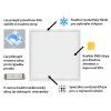 176840 2 led 600x600mm 40w denni bila podhledovy panel