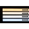 LED prachotěsné těleso + 2x 60cm LED zářivka 9W studená bílá