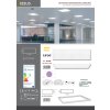 Bílý podhledový LED panel 300x1200mm 45W lifud denní bílá