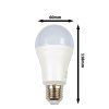 LED žárovka RGBW E27 360° RGB (Barva světla RGB, Barva těla Teplá bílá, Zdroj 5W)
