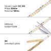 LED pásek 24V CC záruka 3 roky (Barva světla Teplá bílá, Stupeň krytí IP20 - vnitřní, Výkon 20W/m)
