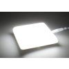 HZ18 LED panel čtverec 123x123mm (Barva světla Teplá bílá, Stmívatelnost Nestmívatelný, Výkon 18W)