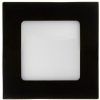 Černý vestavný LED panel čtverec 85x85mm (Barva světla Denní bílá, Stmívatelnost Nestmívatelný, Výkon 3W)