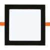 Černý vestavný LED panel 2 čtverec 300x300mm (Barva světla Denní bílá, Stmívatelnost Nestmívatelný, Výkon 24W)