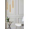 Černé LED závěsné thin svítidlo 5W 4000K (Délka 20cm, Výkon 5W)