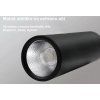 Černé LED závěsné thin svítidlo 5W 4000K (Délka 20cm, Výkon 5W)