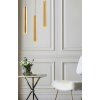 Šedé LED závěsné thin svítidlo 5W 30cm 4000K