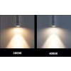 Šedé LED závěsné thin svítidlo 5W 30cm 4000K