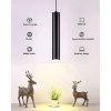 Šedé LED závěsné thin svítidlo 5W 30cm 4000K