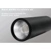 Šedé LED závěsné thin svítidlo 5W 30cm 4000K