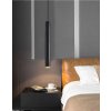 Šedé LED závěsné thin svítidlo 5W 30cm 4000K