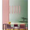 Modré LED závěsné thin svítidlo 5W 30cm 4000K