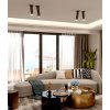 Fialové LED vestavné thin svítidlo 5W 10cm 4000K