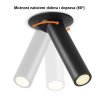 Fialové LED vestavné thin svítidlo 5W 10cm 4000K