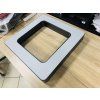 179273 5 cerny stropni led panel ctverec 36w denni bila