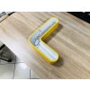 179321 7 zluty stropni led panel l 18w denni bila