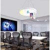 Závěsný bílý LED designový panel kulatý (Barva světla Denní bílá, Výkon 24W 400mm)