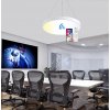 Závěsný bílý LED panel 400mm 24W smart CCT s ovladačem