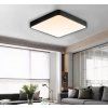 Závěsný Černý LED designový panel hranatý (Barva světla Denní bílá, Výkon 24W 400x400mm)