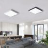 Závěsný Černý LED panel 400x400mm 24W smart CCT s ovladačem