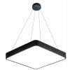 Závěsný Černý LED designový panel hranatý (Barva světla Denní bílá, Výkon 24W 400x400mm)