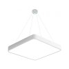 Závěsný bílý LED designový panel hranatý (Barva světla Denní bílá, Výkon 24W 400x400mm)