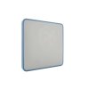 Závěsný Modrý LED designový panel hranatý (Barva světla Denní bílá, Výkon 24W 400x400mm)