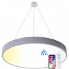 Závěsný Šedý LED panel 400mm 24W smart CCT s ovladačem