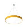 Závěsný Žlutý LED designový panel kulatý (Barva světla Denní bílá, Výkon 24W 400mm)