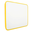 Závěsný Žlutý LED designový panel hranatý (Barva světla Denní bílá, Výkon 24W 400x400mm)