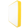 Závěsný Žlutý LED designový panel hranatý (Barva světla Denní bílá, Výkon 24W 400x400mm)