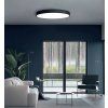 Černý designový LED panel kulatý (Barva světla Denní bílá, Výkon 24W 400mm)