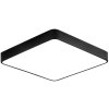 Černý designový LED panel hranatý (Barva světla Denní bílá, Výkon 24W 400x400mm)