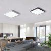 Bílý designový LED panel hranatý (Barva světla Denní bílá, Výkon 24W 400x400mm)