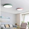 Růžový designový LED panel kulatý (Barva světla Denní bílá, Výkon 24W 400mm)