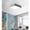 Zelený designový LED panel hranatý (Barva světla Denní bílá, Výkon 24W 400x400mm)