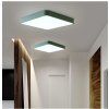 Zelený designový LED panel hranatý (Barva světla Denní bílá, Výkon 24W 400x400mm)