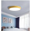 Žlutý designový LED panel kulatý (Barva světla Denní bílá, Výkon 24W 400mm)