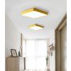 Žlutý designový LED panel hranatý (Barva světla Denní bílá, Výkon 24W 400x400mm)