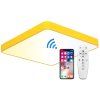 Žlutý designový LED panel hranatý (Barva světla Denní bílá, Výkon 24W 400x400mm)