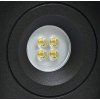 181907 1 cerny led reflektor 10w studena bila
